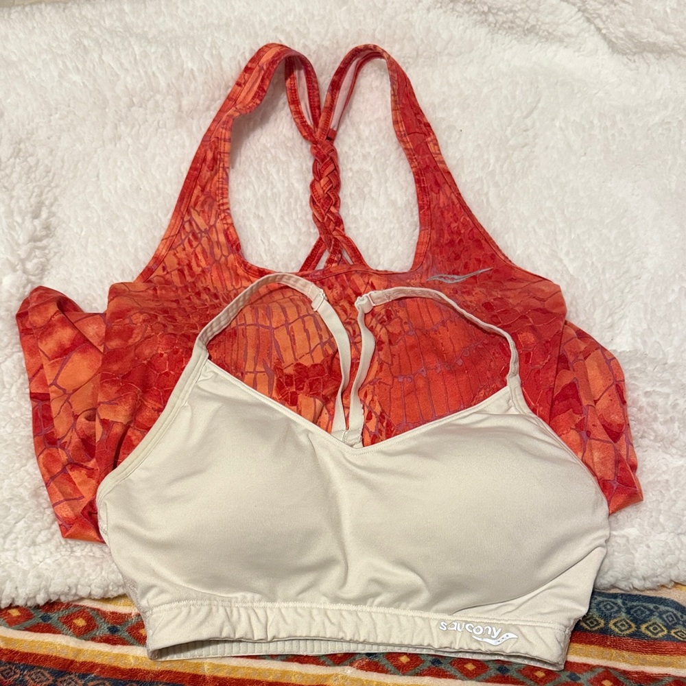 Saucony Sports Bra and tank top Set - size small